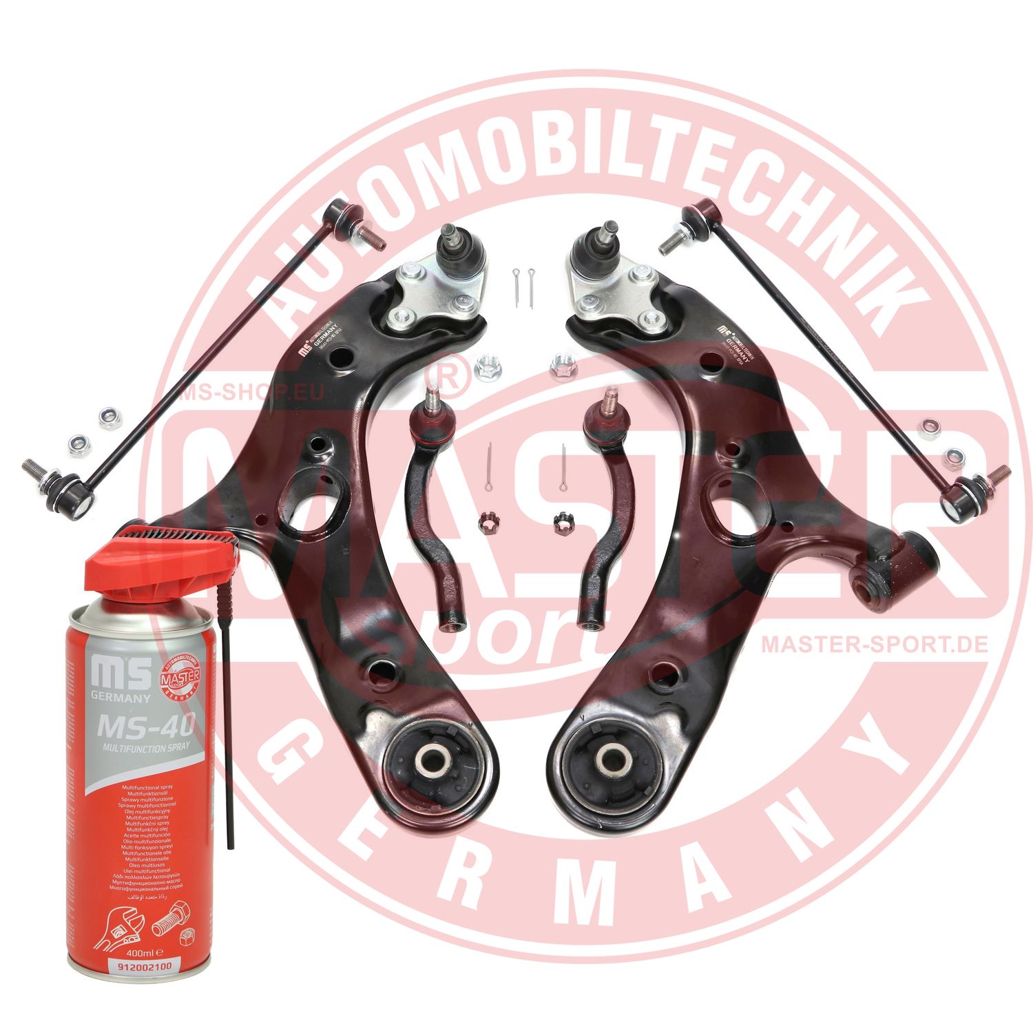 Control/Trailing Arm Kit, wheel suspension (36903-KIT-MSP)