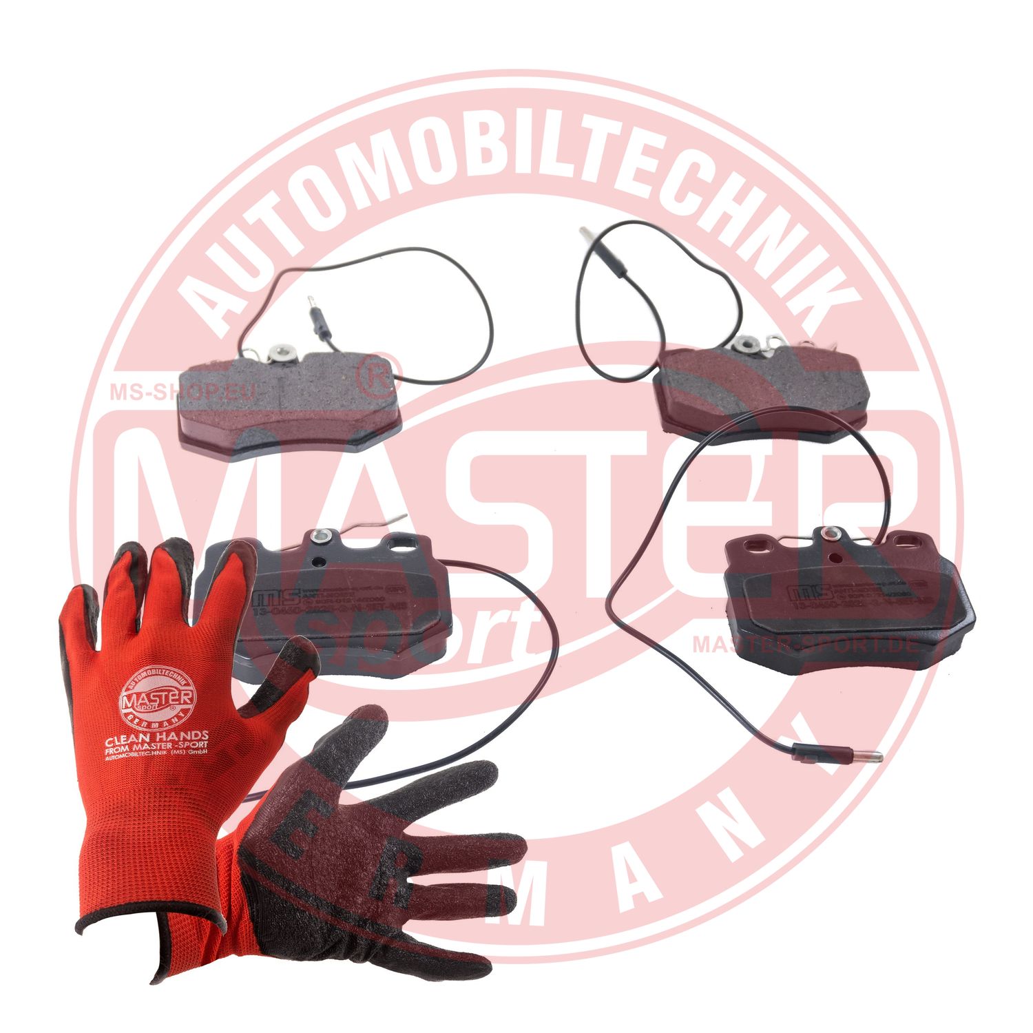 Brake Pad Set, disc brake (13046028252N-SET-MSP)