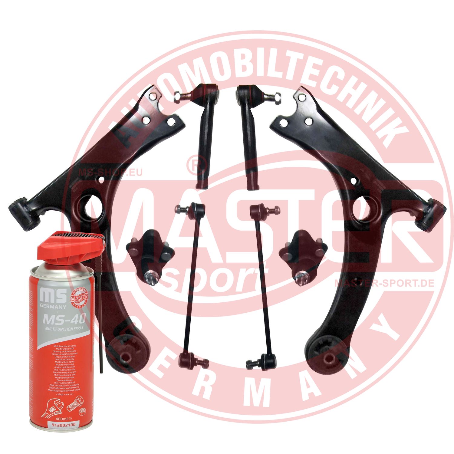 Control/Trailing Arm Kit, wheel suspension (36900-KIT-MSP)