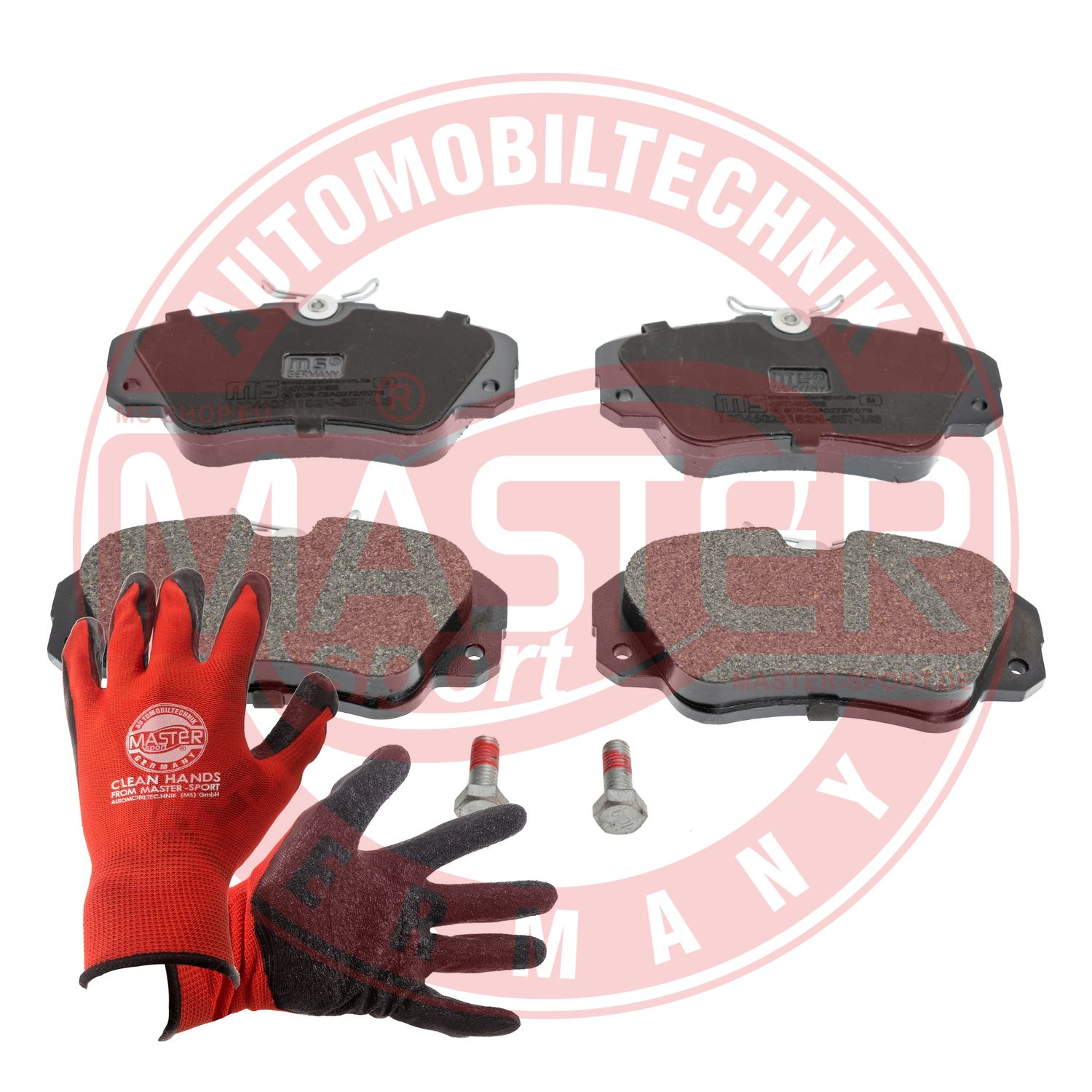 Brake Pad Set, disc brake (13046028152N-SET-MSP)