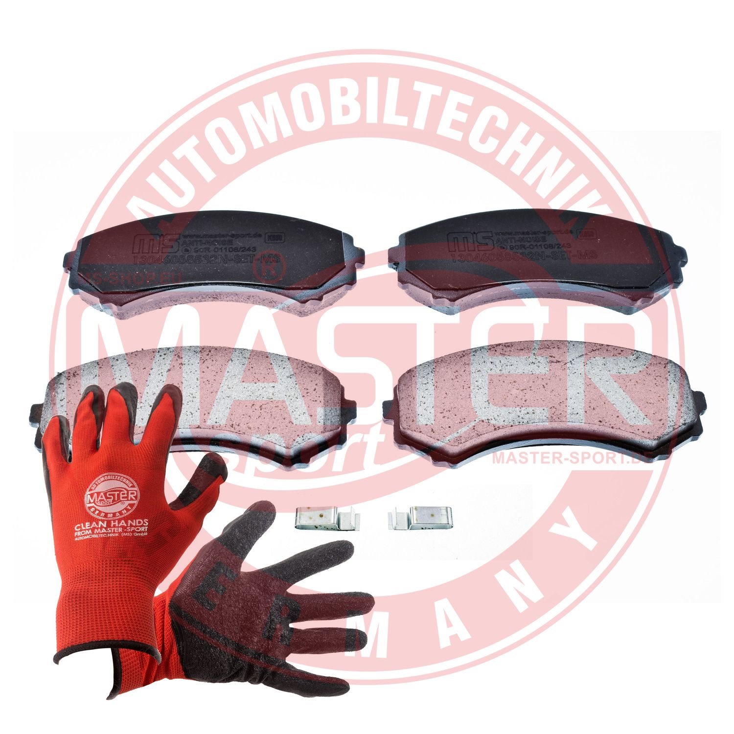 Brake Pad Set, disc brake (13046058532N-SET-MSP)