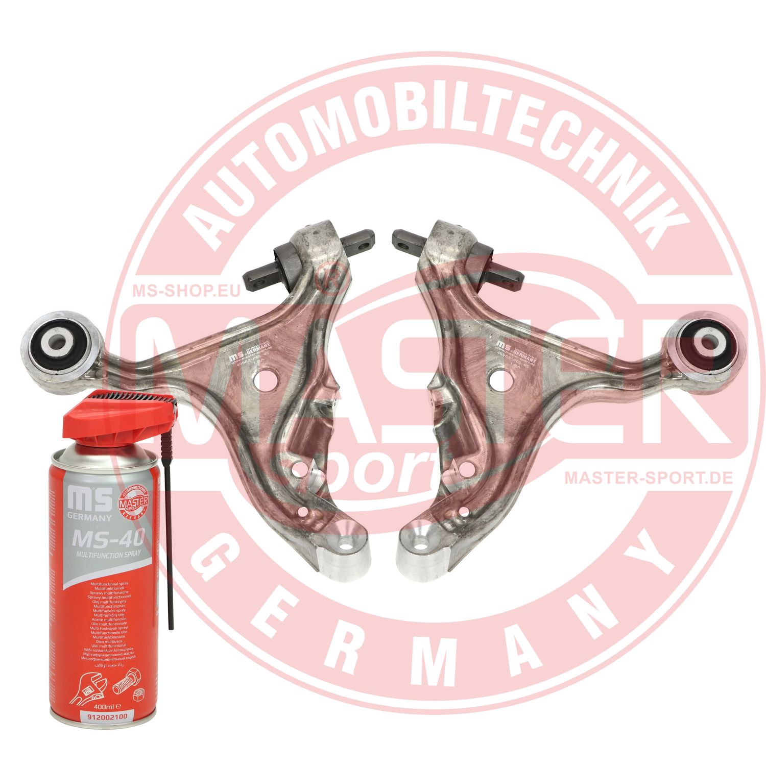 Control/Trailing Arm Kit, wheel suspension (36893-KIT-MSP)
