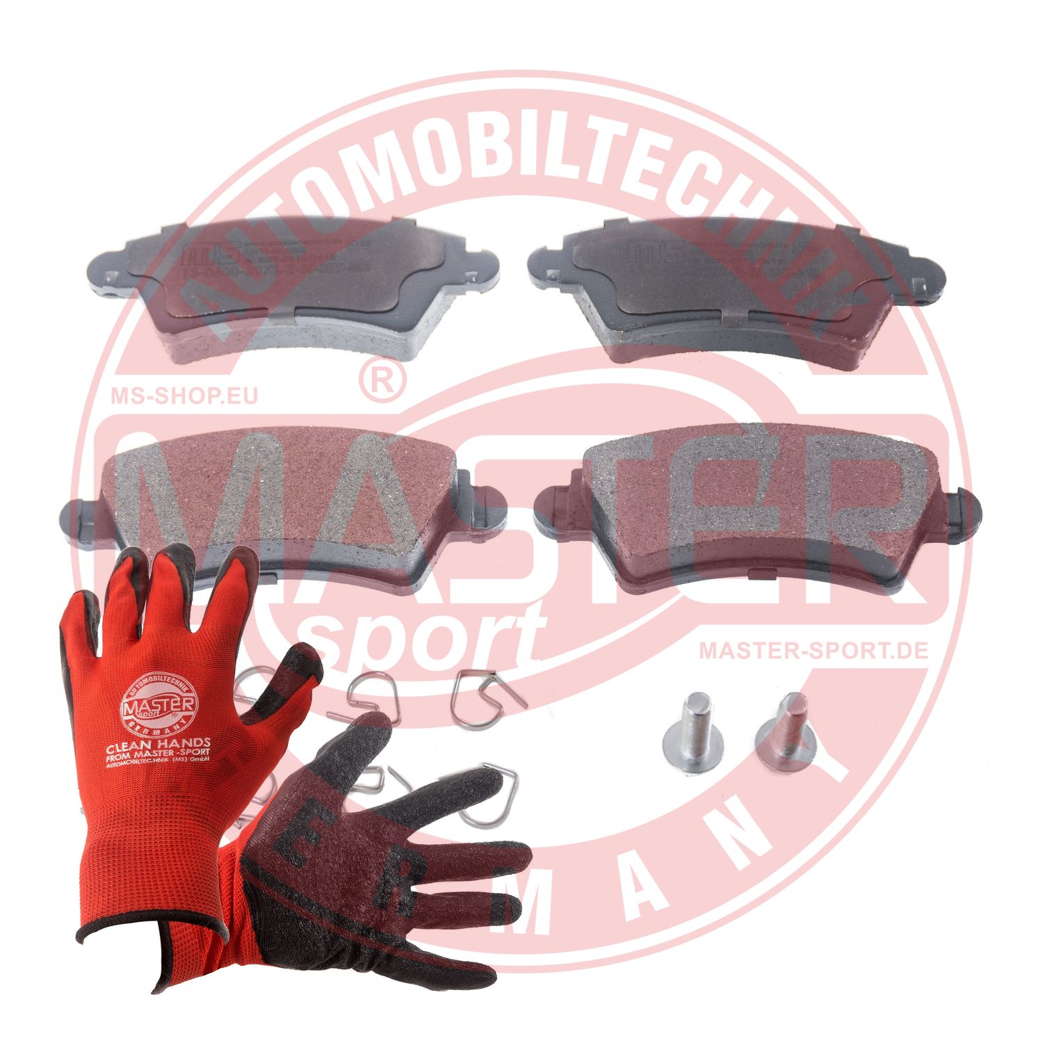 Brake Pad Set, disc brake (13046039782N-SET-MSP)