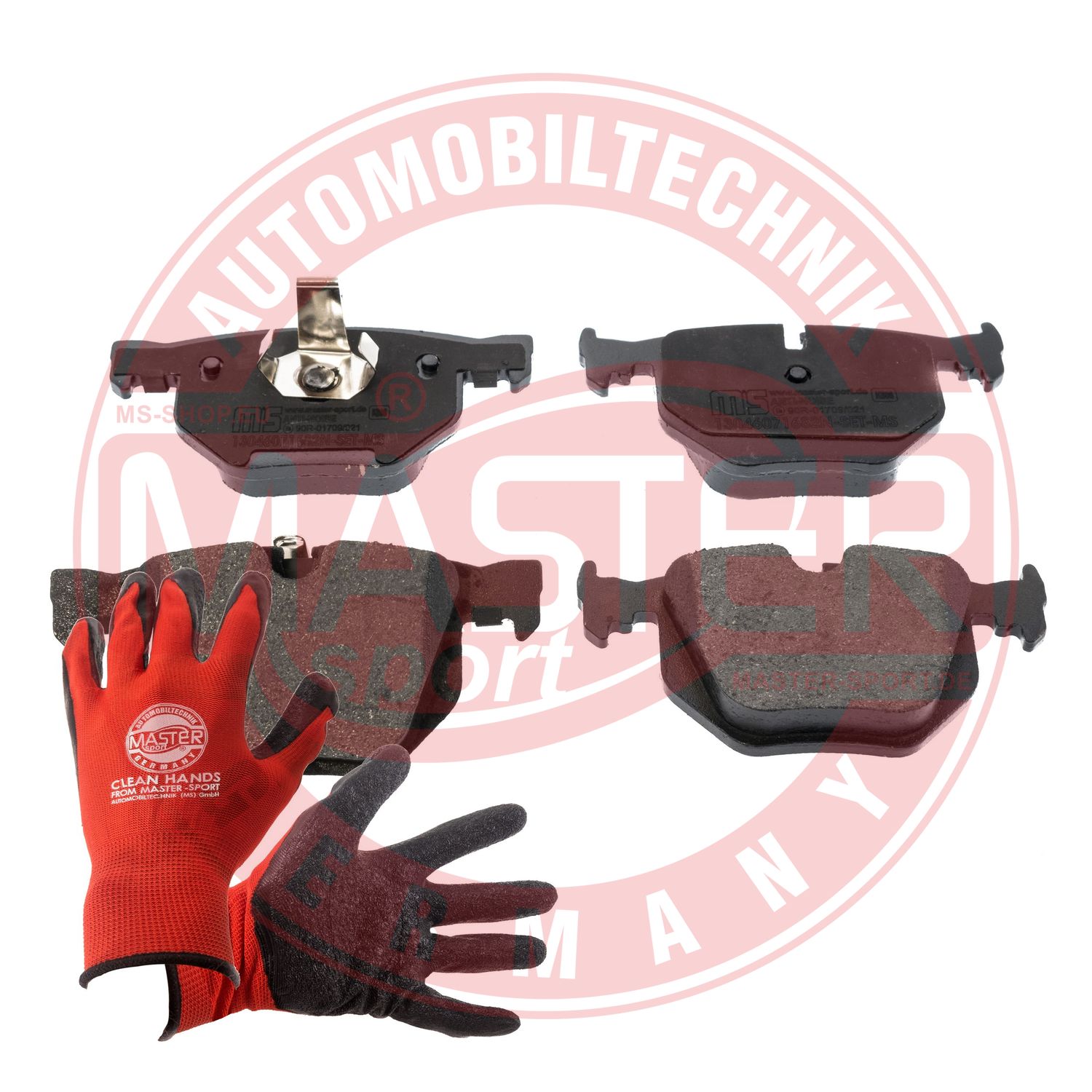 Brake Pad Set, disc brake (13046071682N-SET-MSP)