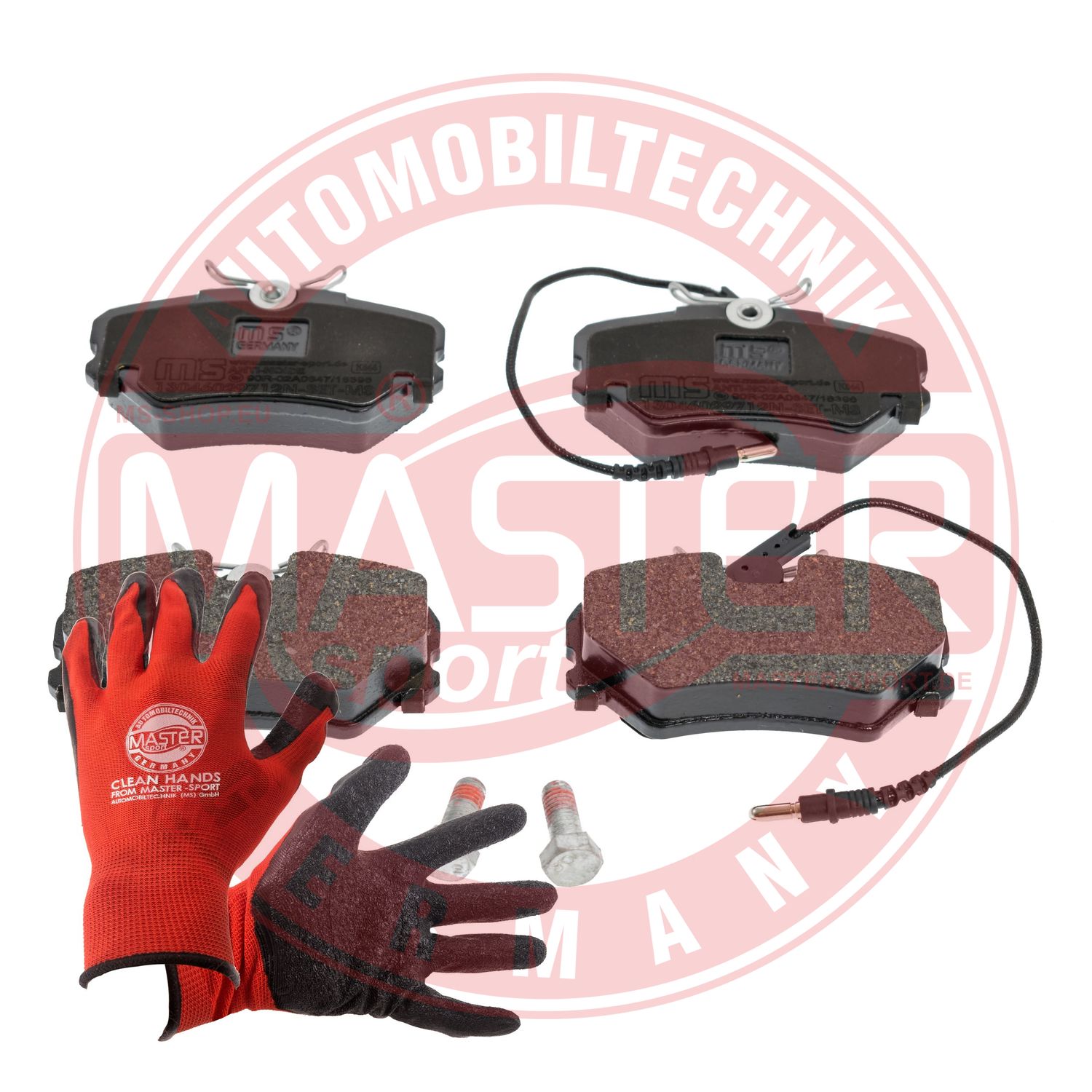Brake Pad Set, disc brake (13046029712N-SET-MSP)