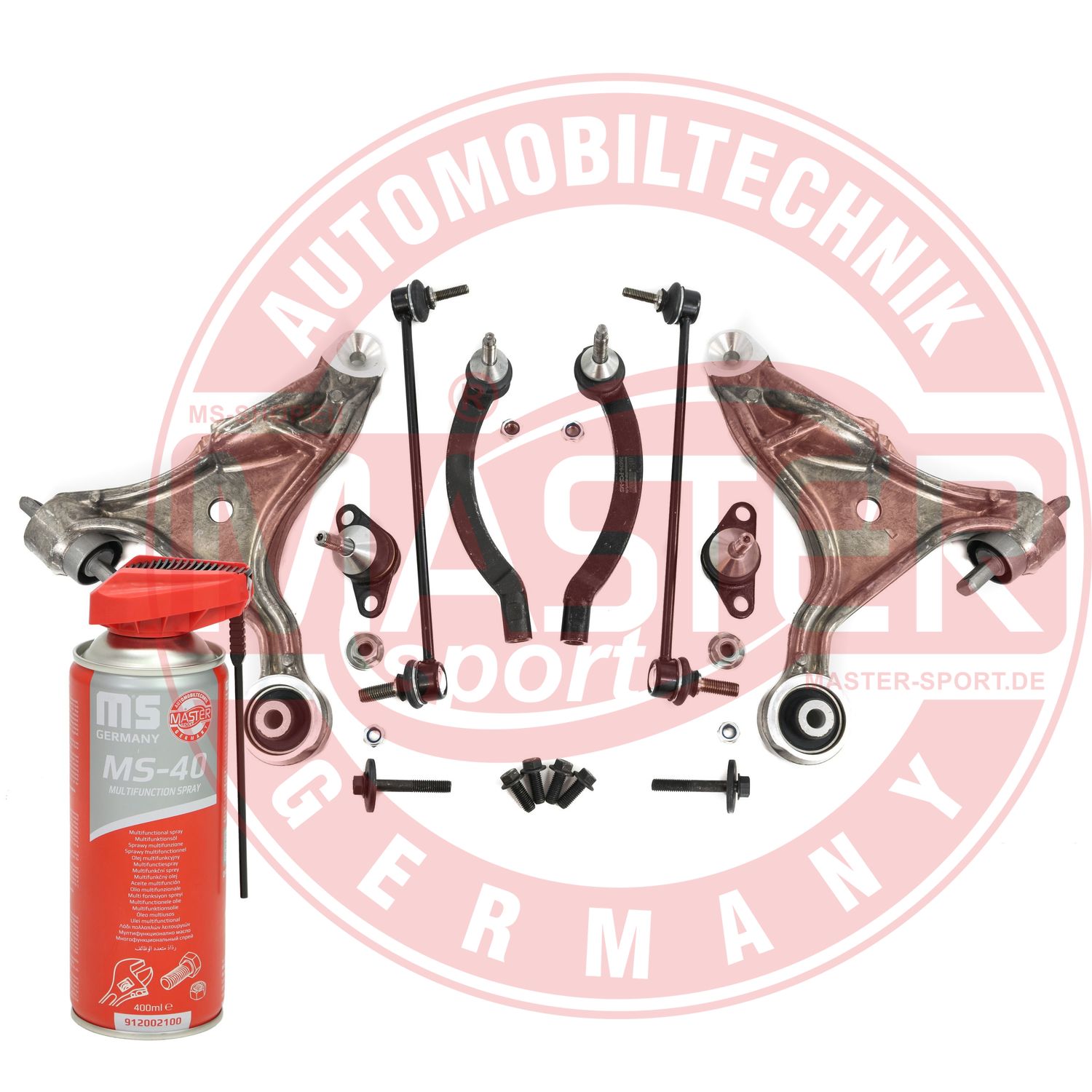 Control/Trailing Arm Kit, wheel suspension (36893/1-KIT-MSP)