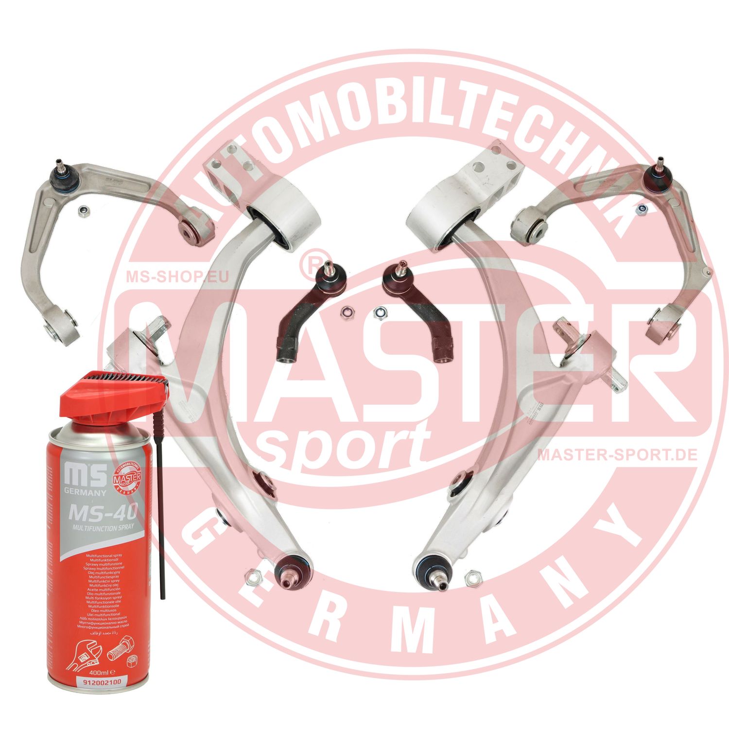 Control/Trailing Arm Kit, wheel suspension (36835/2-KIT-MSP)