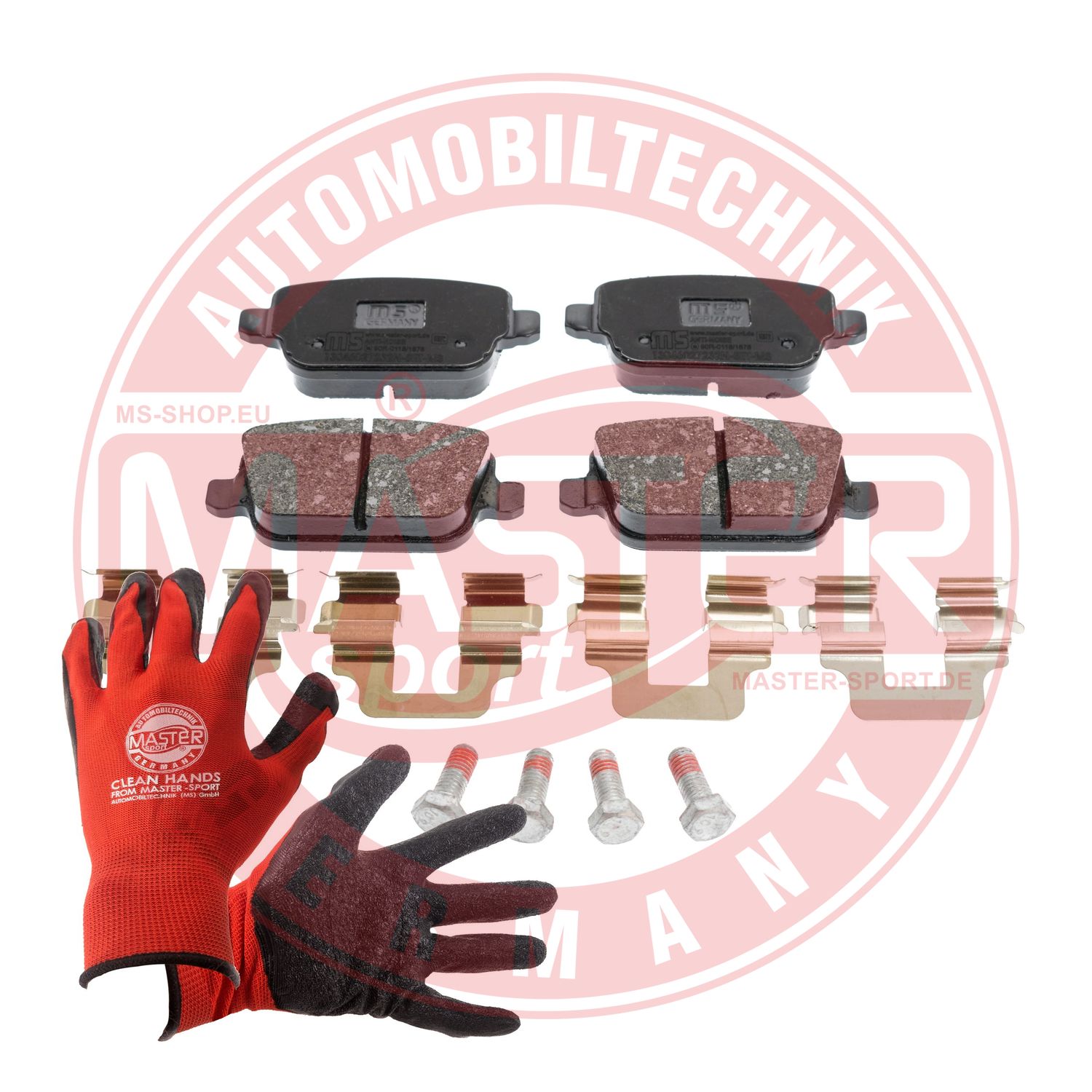 Brake Pad Set, disc brake (13046027232N-SET-MSP)