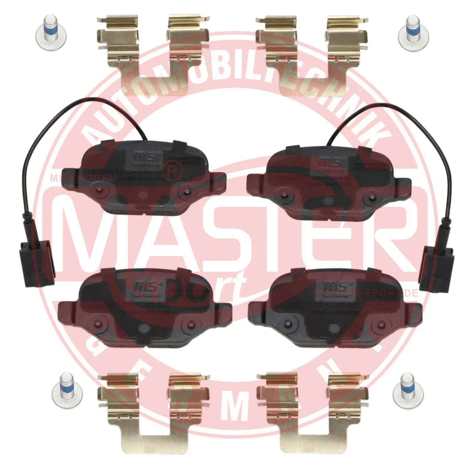 Brake Pad Set, disc brake (13046027632N-SET-MS)