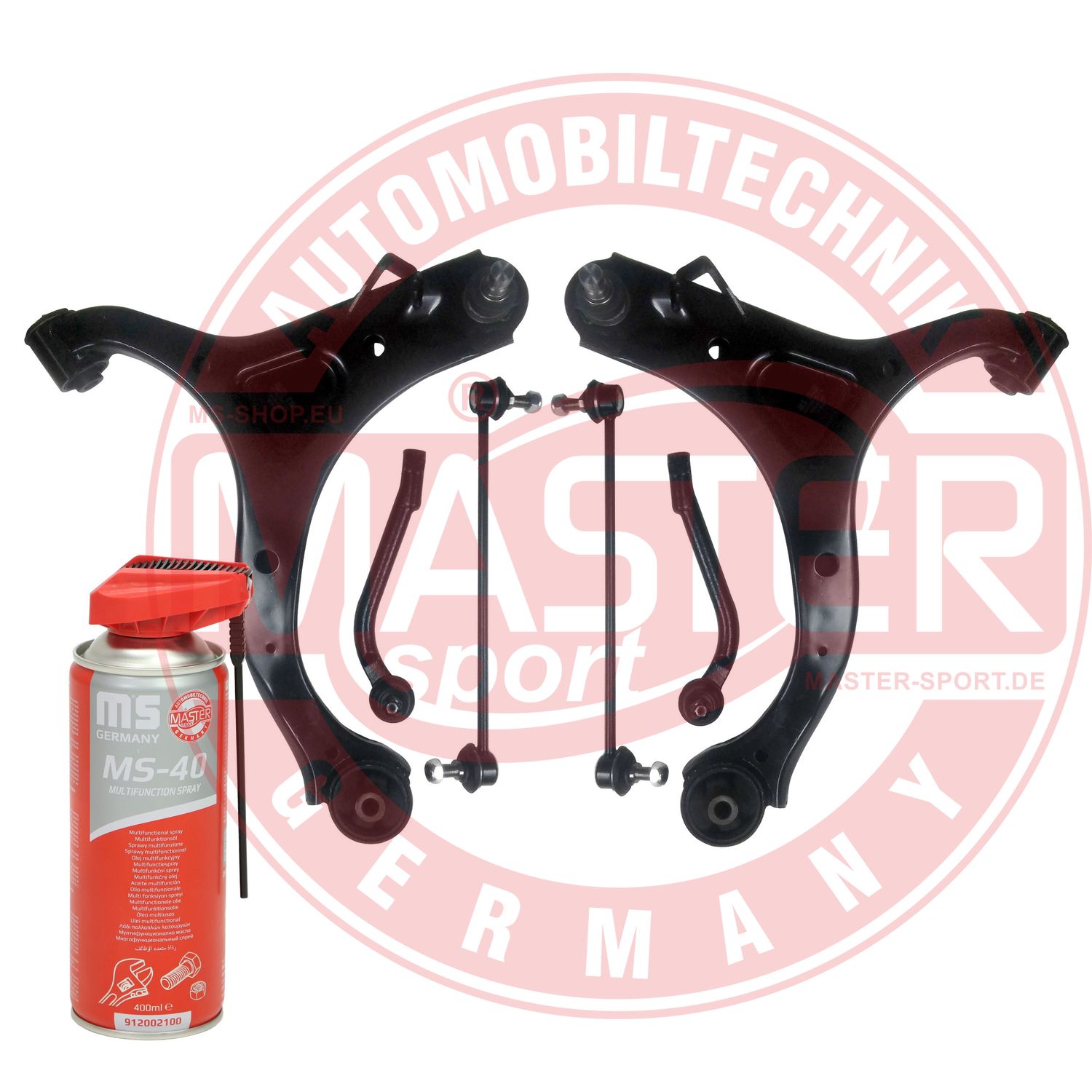 Control/Trailing Arm Kit, wheel suspension (36961-KIT-MSP)