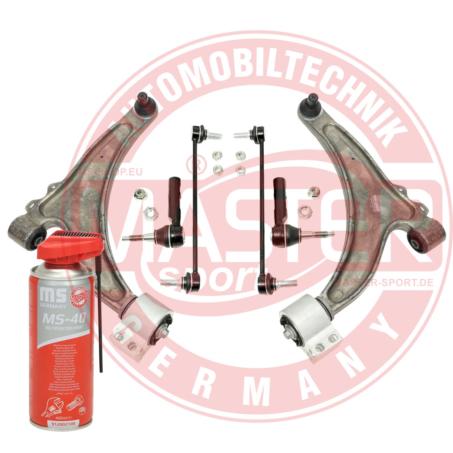 Control/Trailing Arm Kit, wheel suspension (36933/1-KIT-MSP)