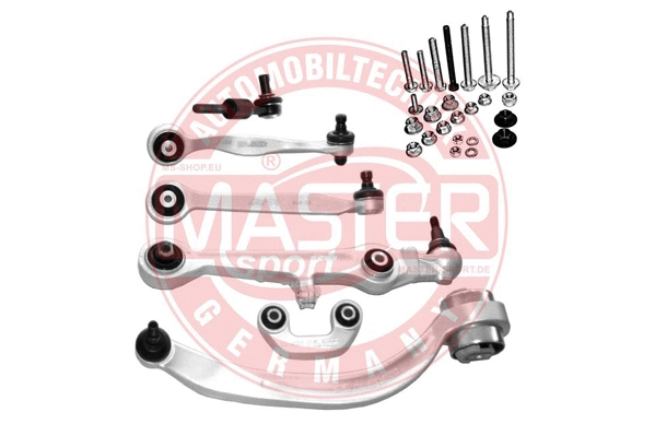 Control/Trailing Arm Kit, wheel suspension (36791R-SET-MS)
