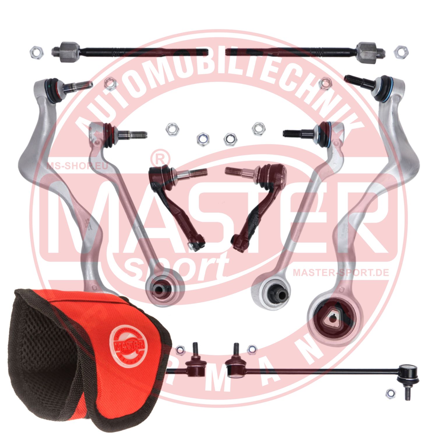 Control/Trailing Arm Kit, wheel suspension (36856/2-KIT-MSM)
