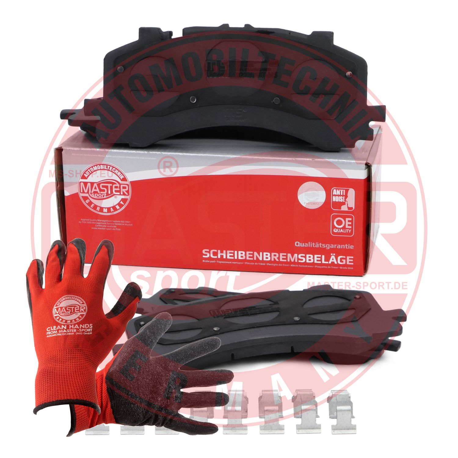 Brake Pad Set, disc brake (13046056922N-SET-MSP)