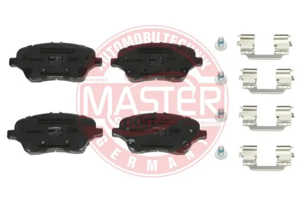 Brake Pad Set, disc brake (13046027842N-SET-MS)