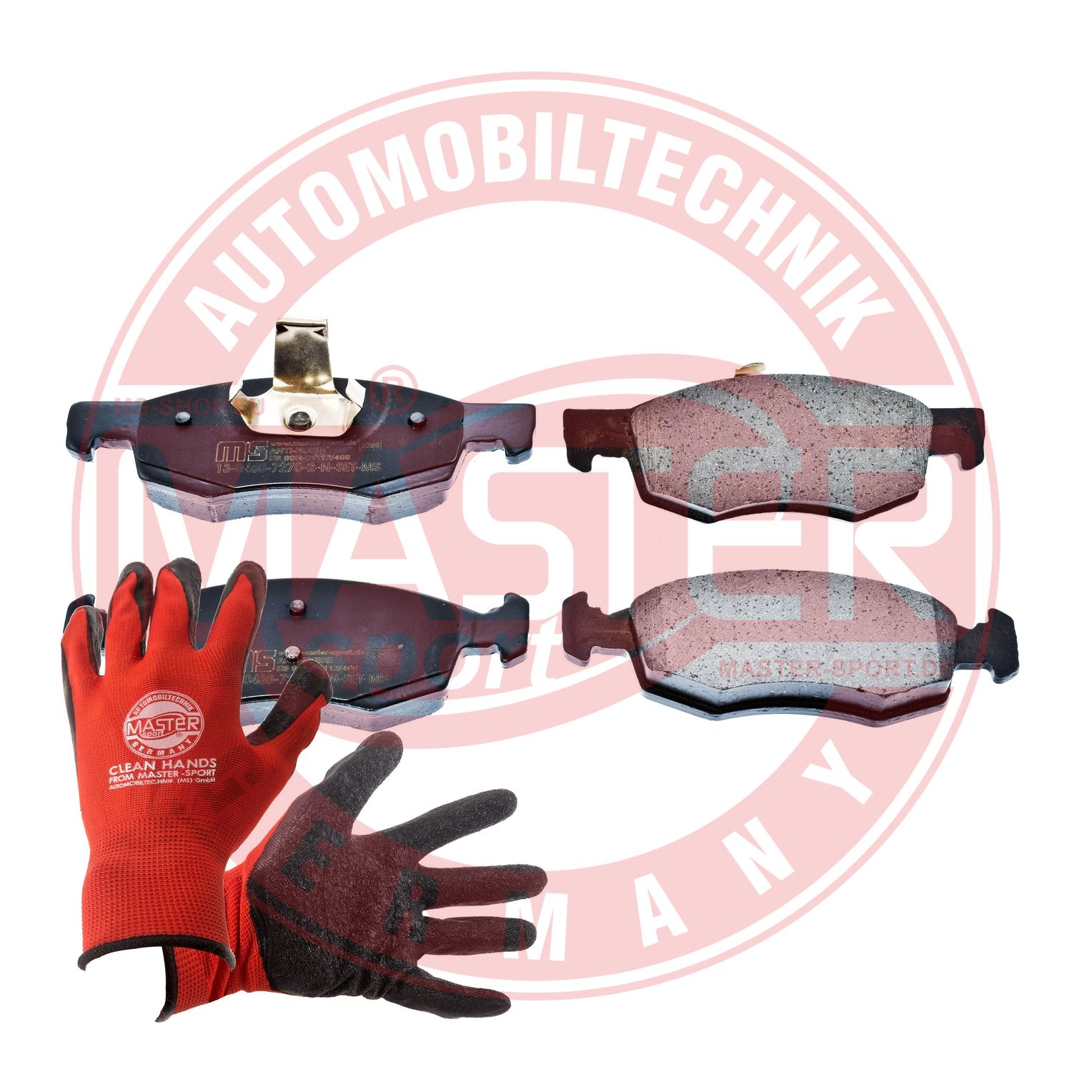 Brake Pad Set, disc brake (13046072702N-SET-MSP)