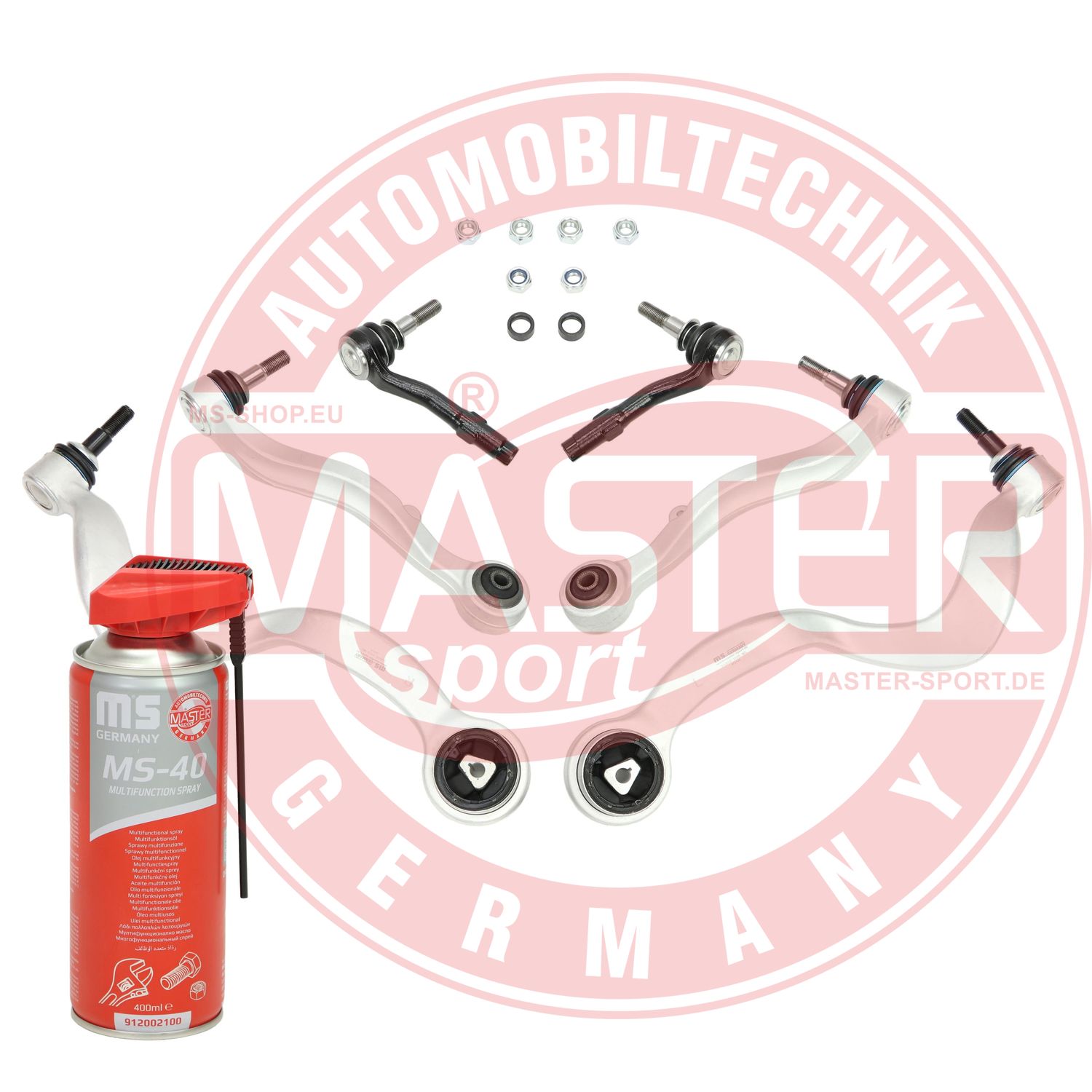 Control/Trailing Arm Kit, wheel suspension (36818/8-SET-MSP)