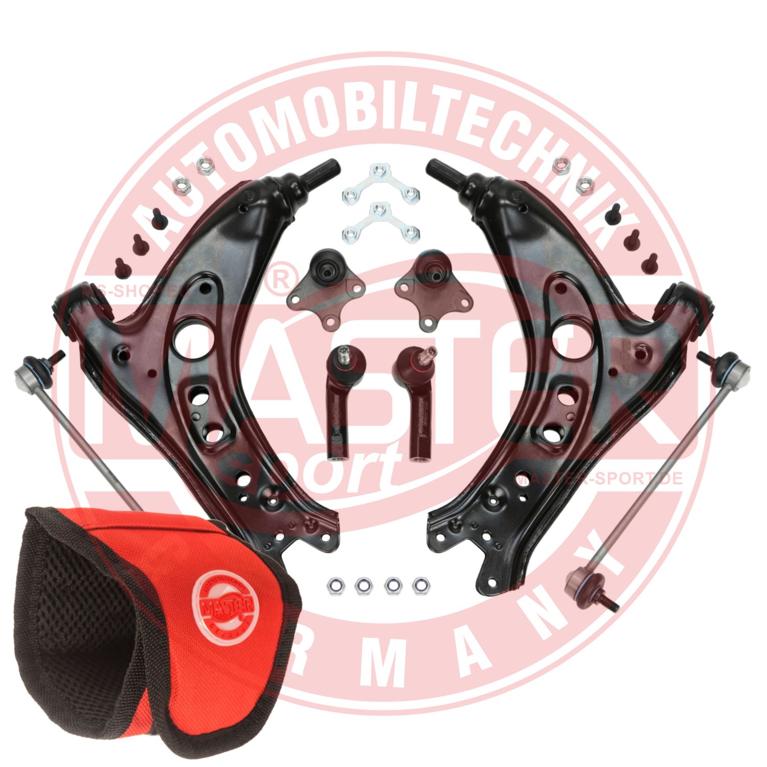Control/Trailing Arm Kit, wheel suspension (36808-SET-MSM)
