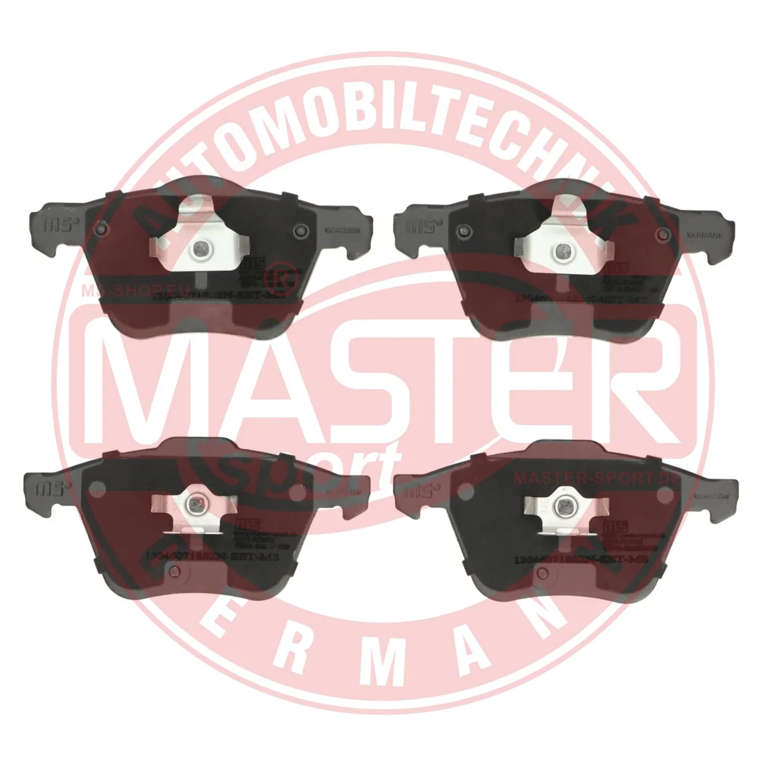 Brake Pad Set, disc brake (13046071882N-SET-MS)