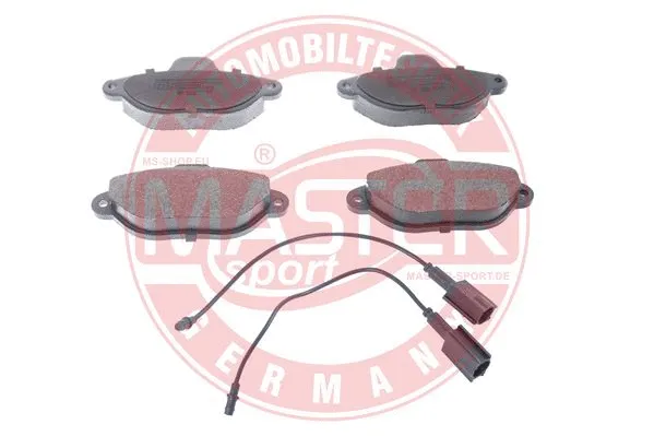 Brake Pad Set, disc brake (13046038382N-SET-MS)