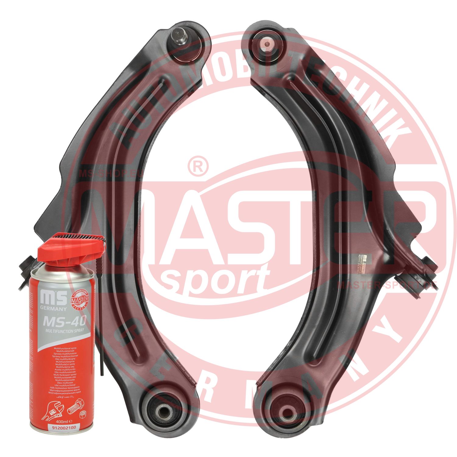 Control/Trailing Arm Kit, wheel suspension (37136/1-KIT-MSP)