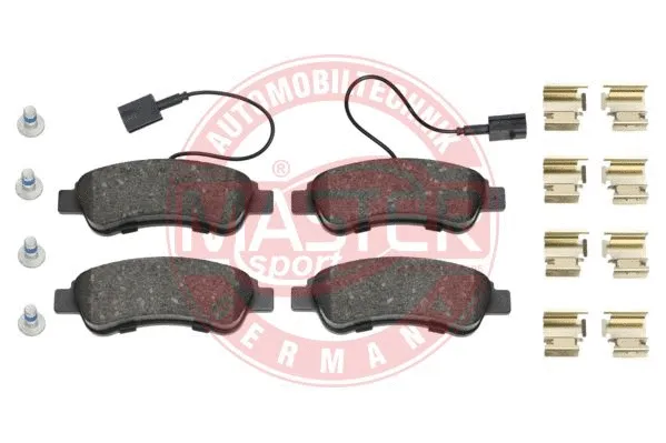 Brake Pad Set, disc brake (13046048892N-SET-MS)