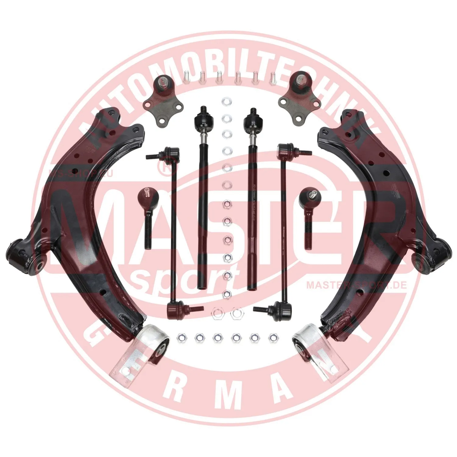 Control/Trailing Arm Kit, wheel suspension (37171/3-KIT-MS)