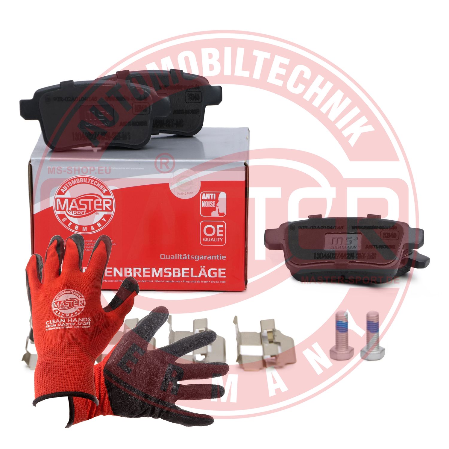 Brake Pad Set, disc brake (13046027442N-SET-MSP)