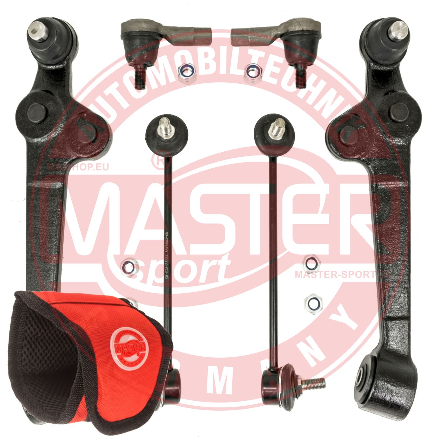 Control/Trailing Arm Kit, wheel suspension (36957/2-KIT-MSM)