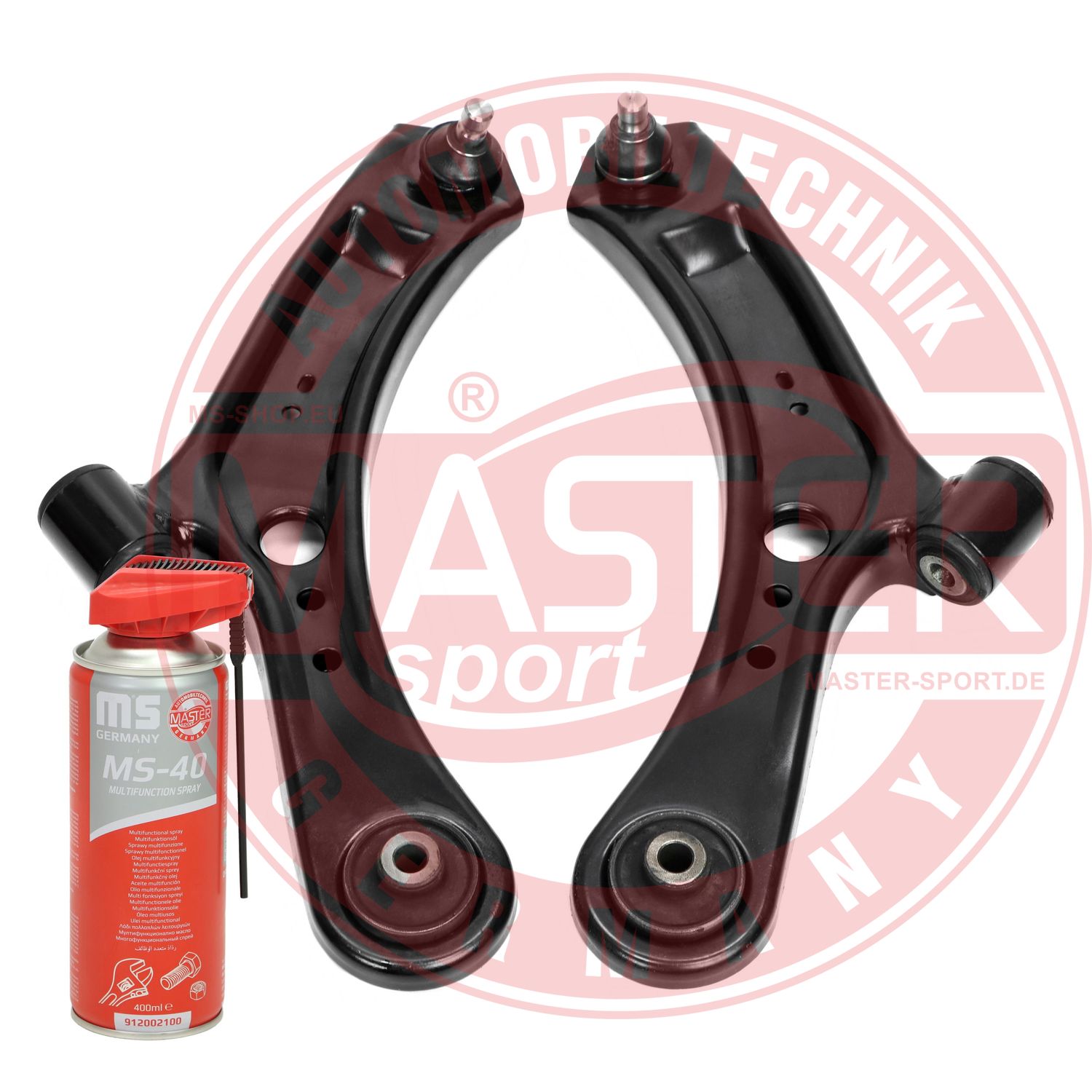 Control/Trailing Arm Kit, wheel suspension (37113-KIT-MSP)