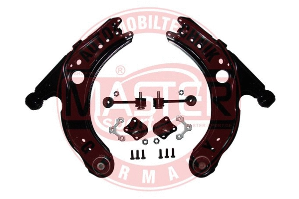 Control/Trailing Arm Kit, wheel suspension (36821-SET-MS)
