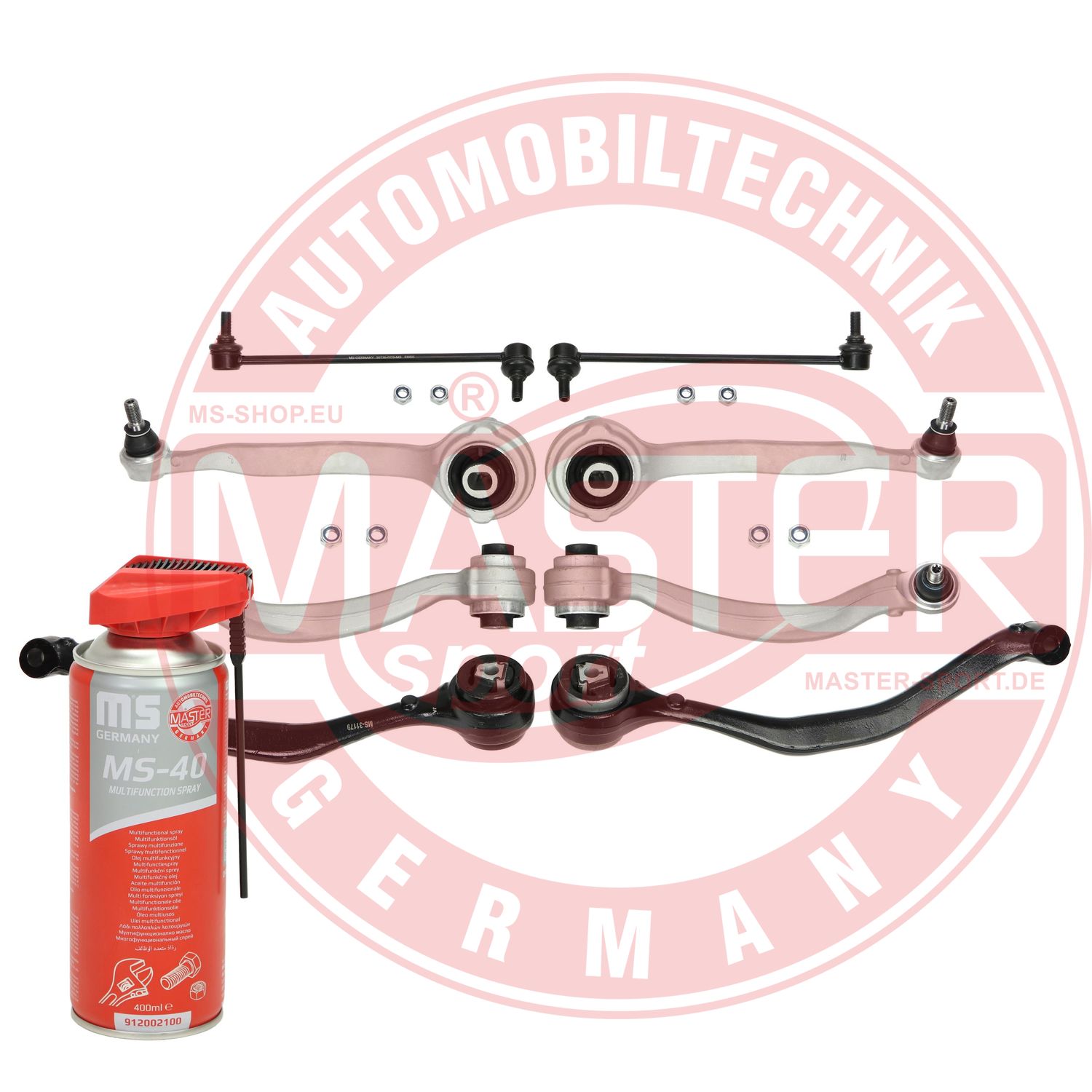 Control/Trailing Arm Kit, wheel suspension (37125-KIT-MSP)