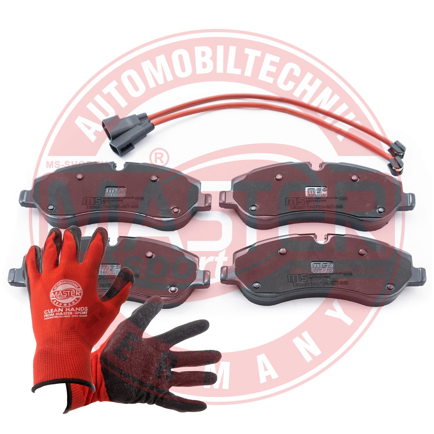 Brake Pad Set, disc brake (13046119672N-SET-MSP)
