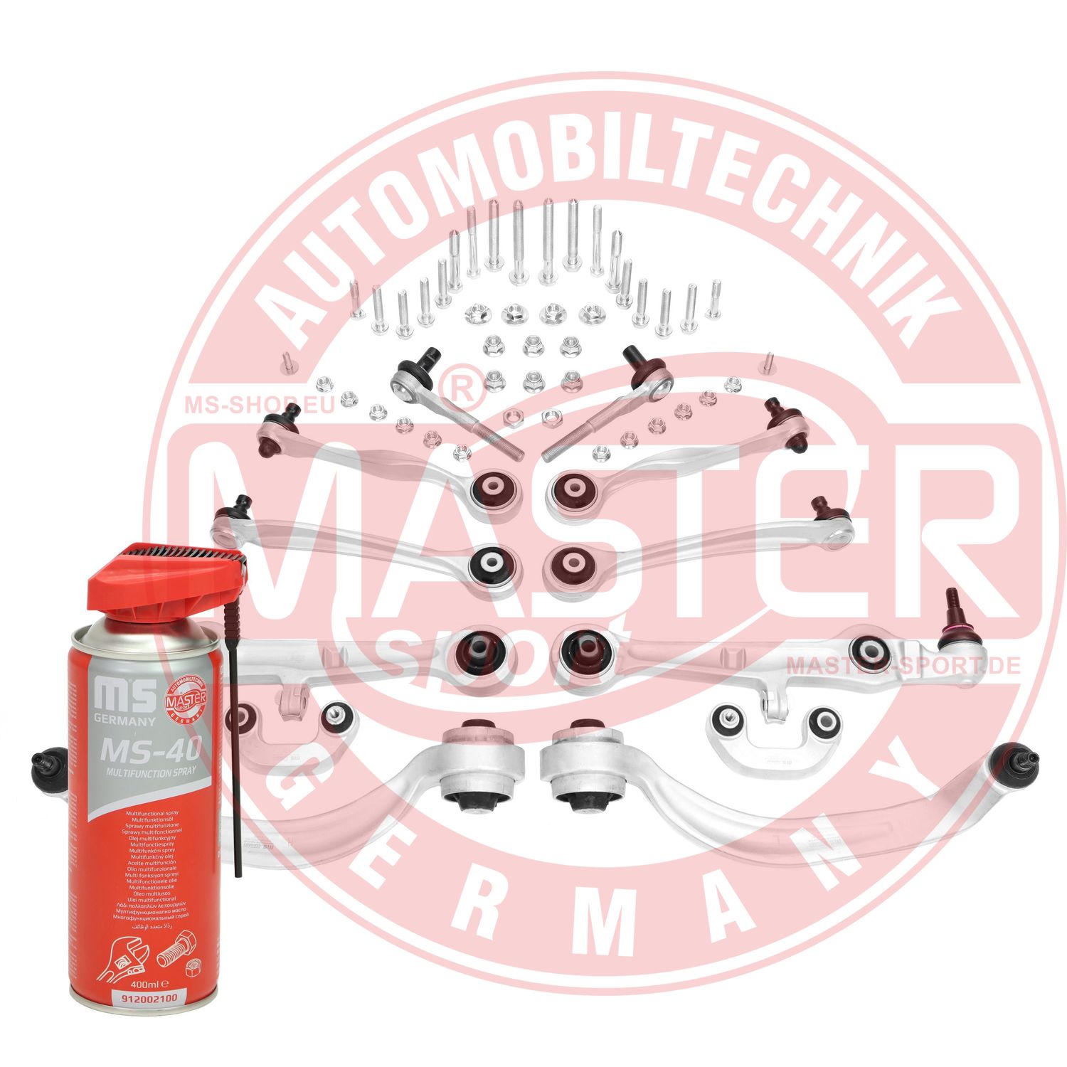 Control/Trailing Arm Kit, wheel suspension (36809-SET-MSP)