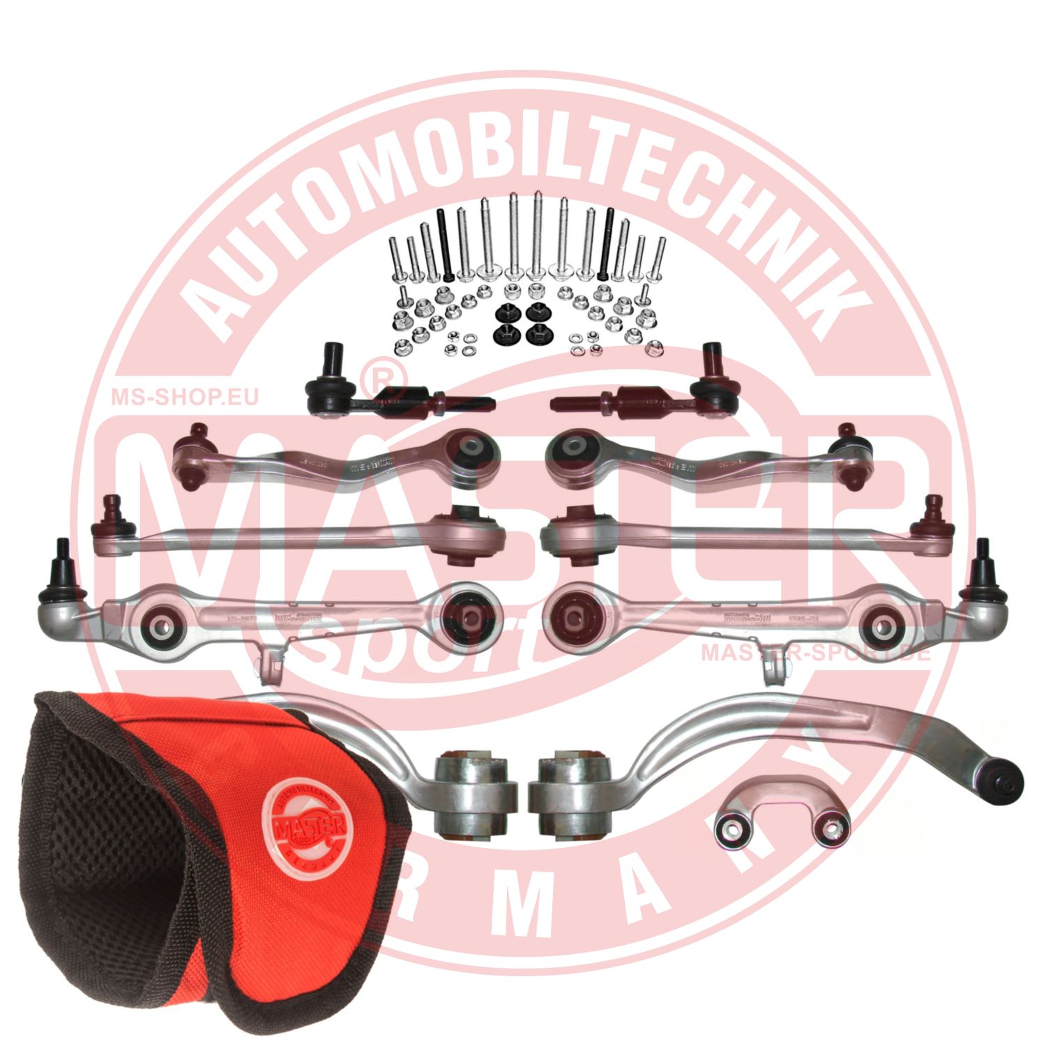 Control/Trailing Arm Kit, wheel suspension (36813-SET-MSM)