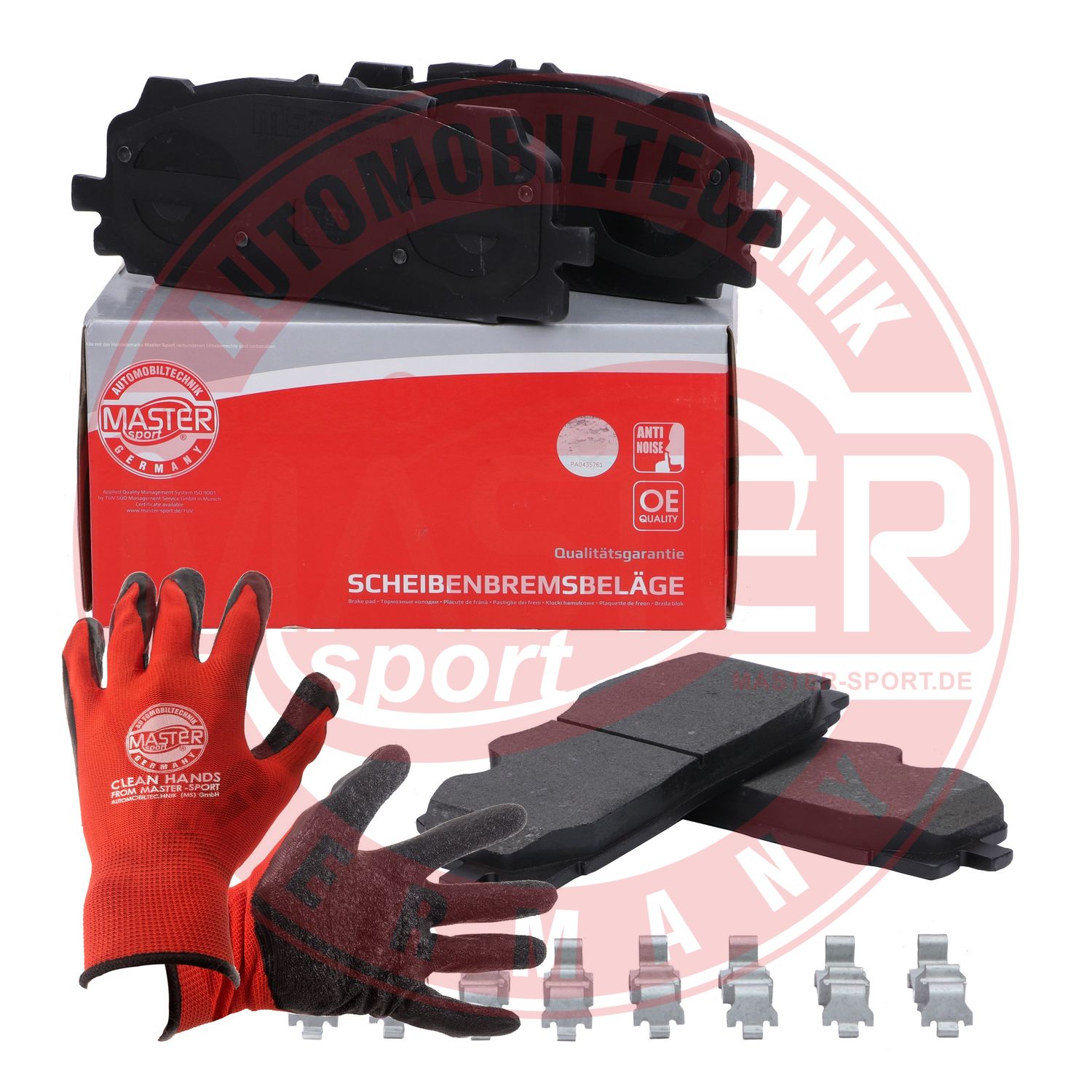 Brake Pad Set, disc brake (13046056782N-SET-MSP)