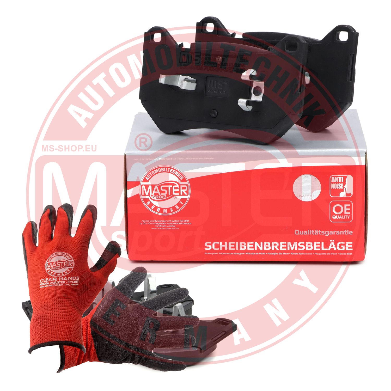 Brake Pad Set, disc brake (13046047002N-SET-MSP)