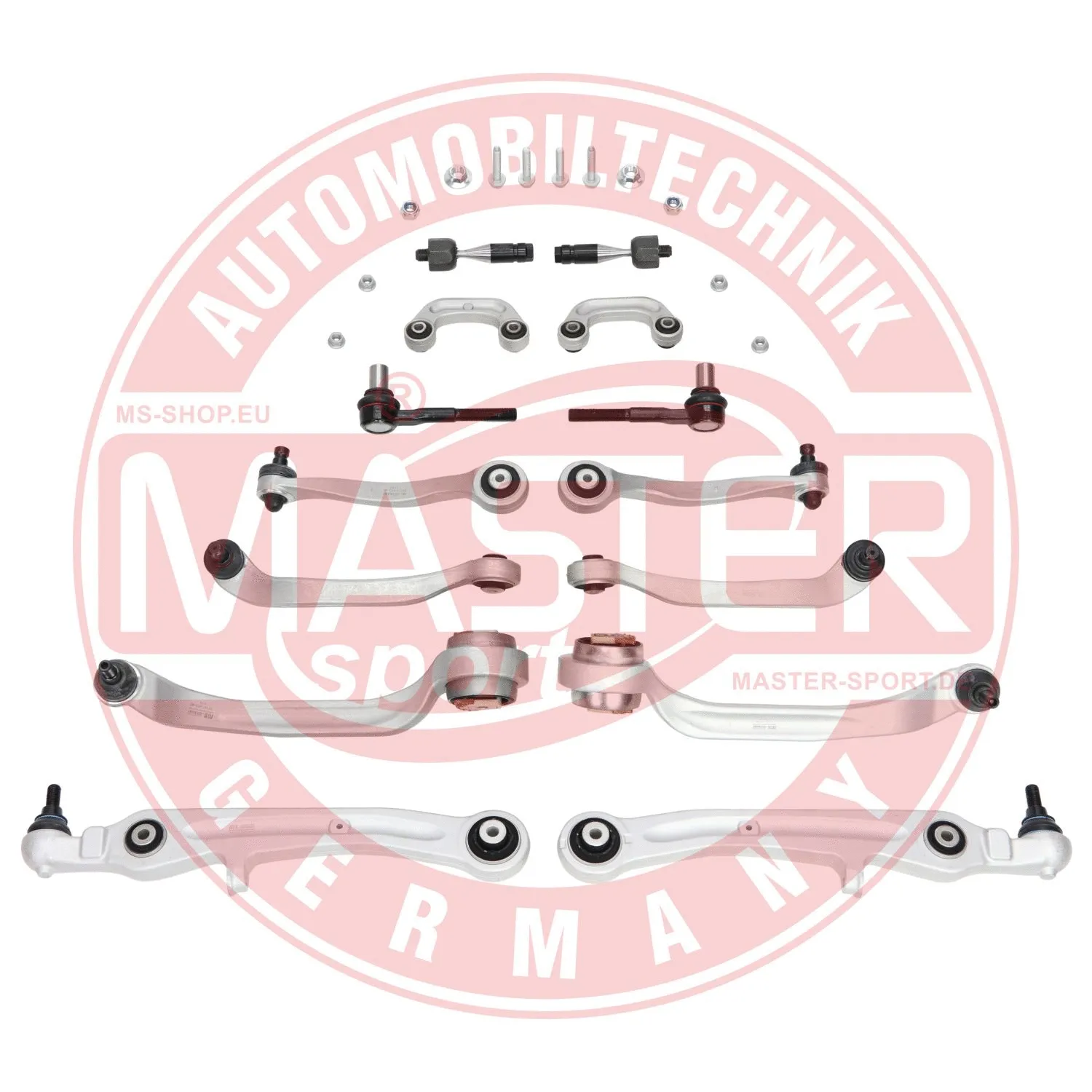 Control/Trailing Arm Kit, wheel suspension (36876/1-KIT-MS)