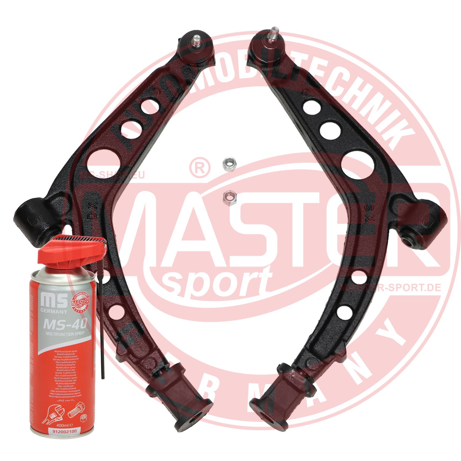 Control/Trailing Arm Kit, wheel suspension (37168-KIT-MSP)