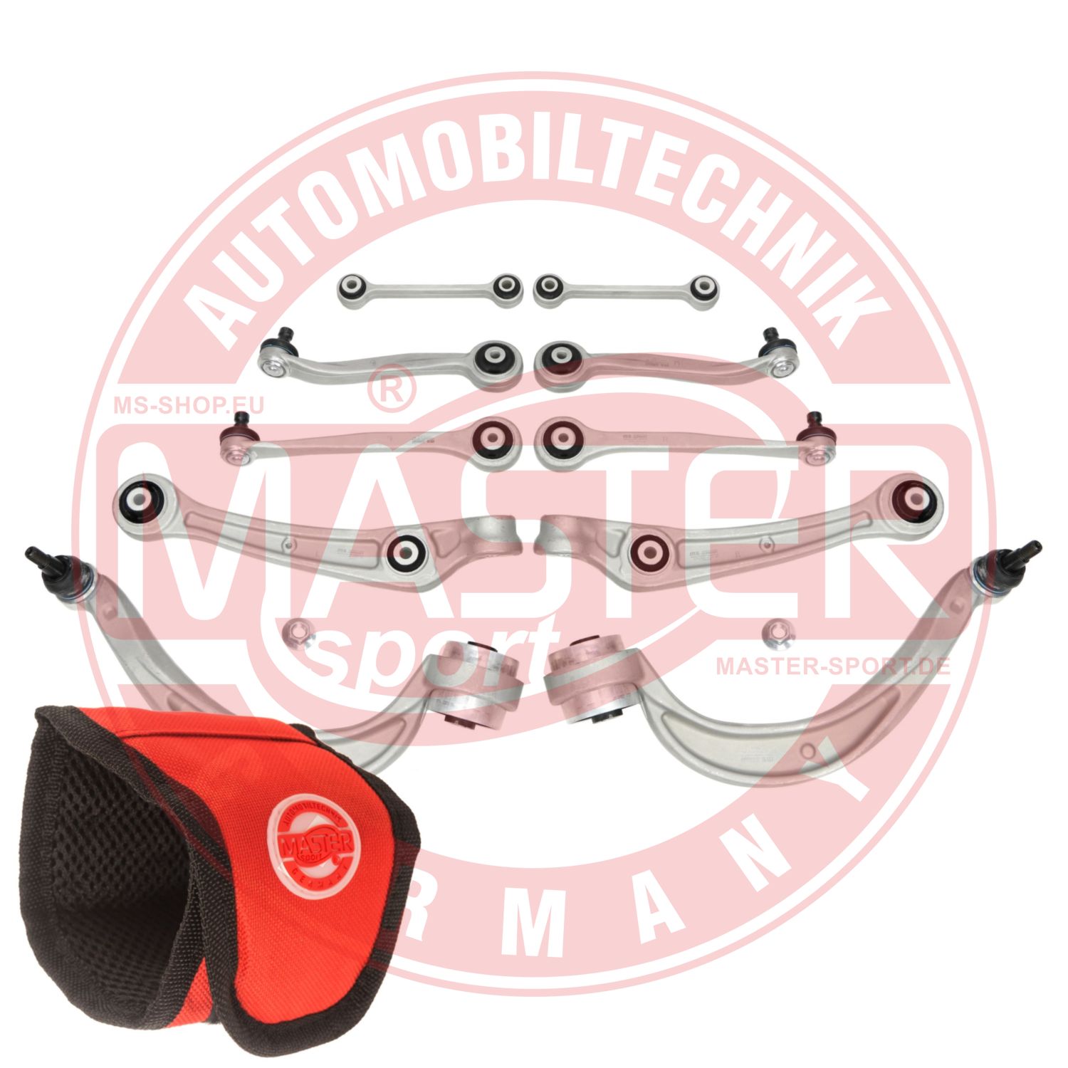 Control/Trailing Arm Kit, wheel suspension (37003/2-KIT-MSM)