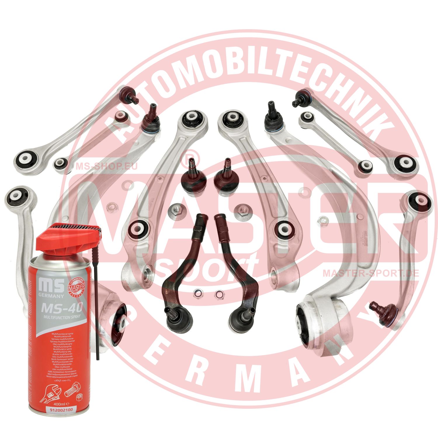 Control/Trailing Arm Kit, wheel suspension (37003-KIT-MSP)