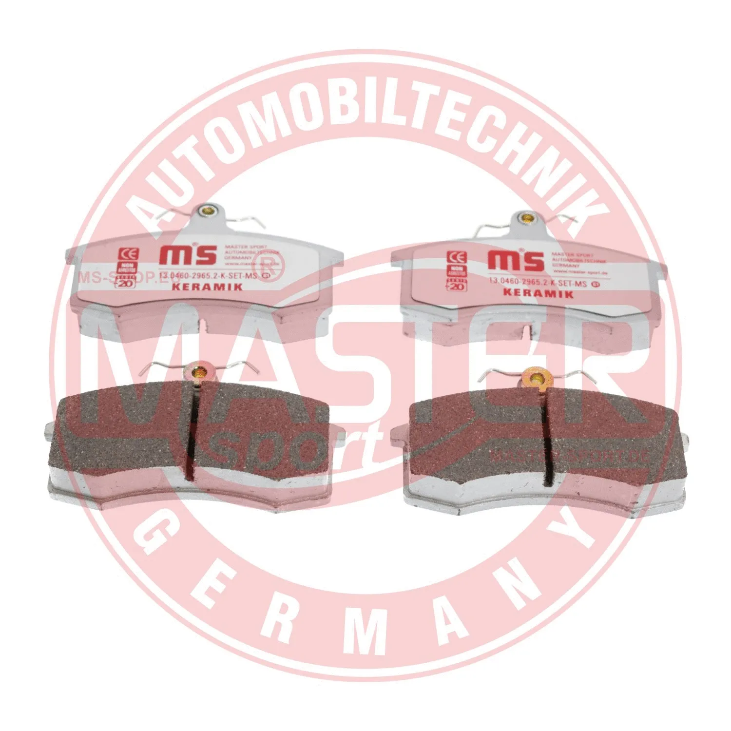 Brake Pad Set, disc brake (13046029652C-SET-MS)