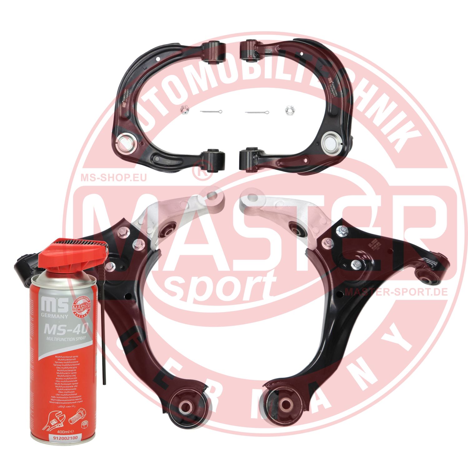 Control/Trailing Arm Kit, wheel suspension (37164-KIT-MSP)