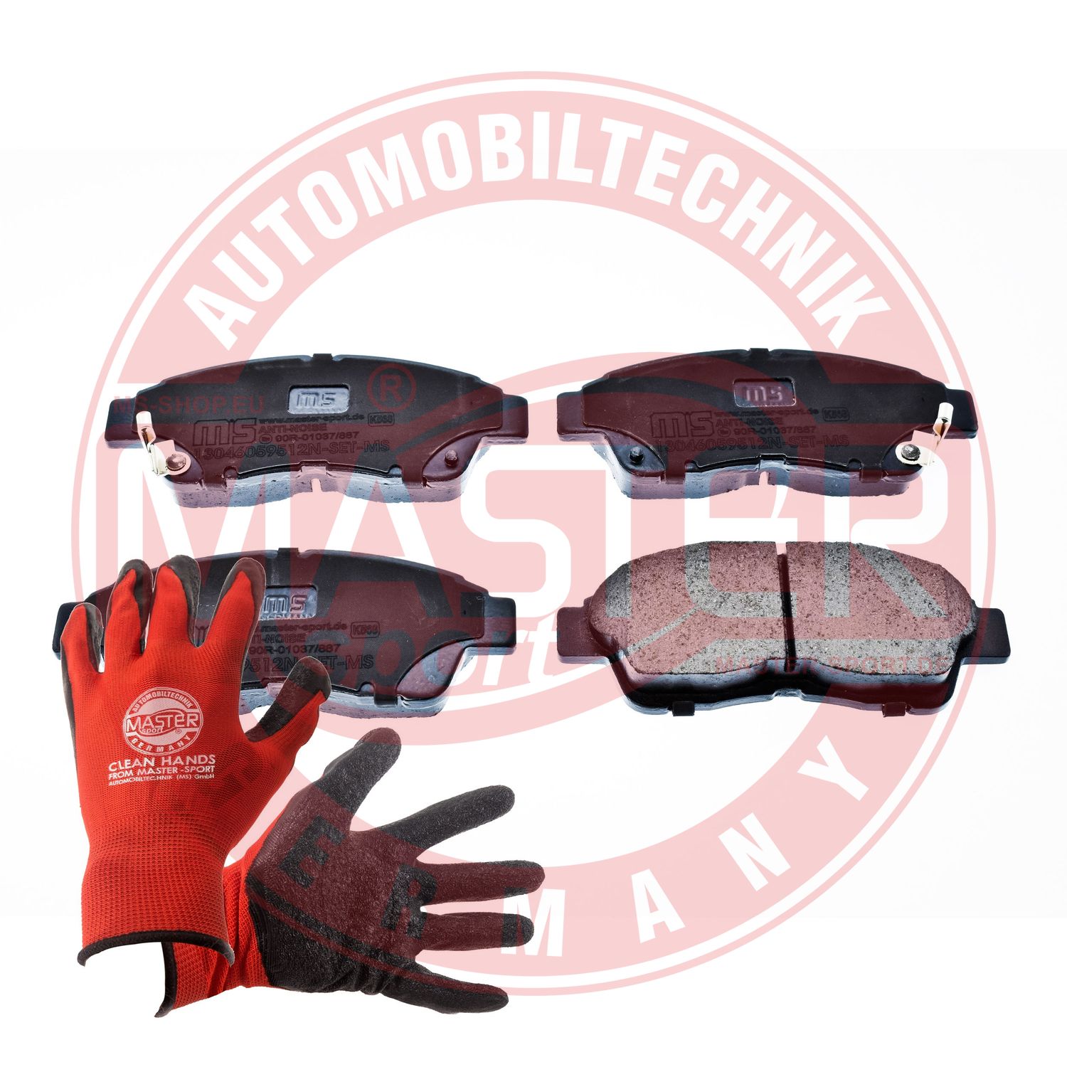 Brake Pad Set, disc brake (13046059512N-SET-MSP)