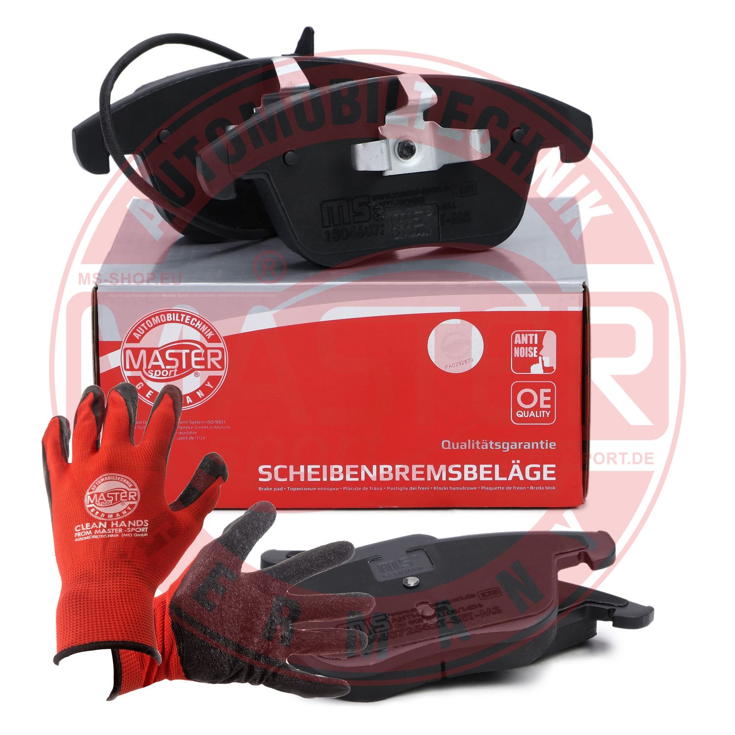 Brake Pad Set, disc brake (13046072562T-SET-MSP)