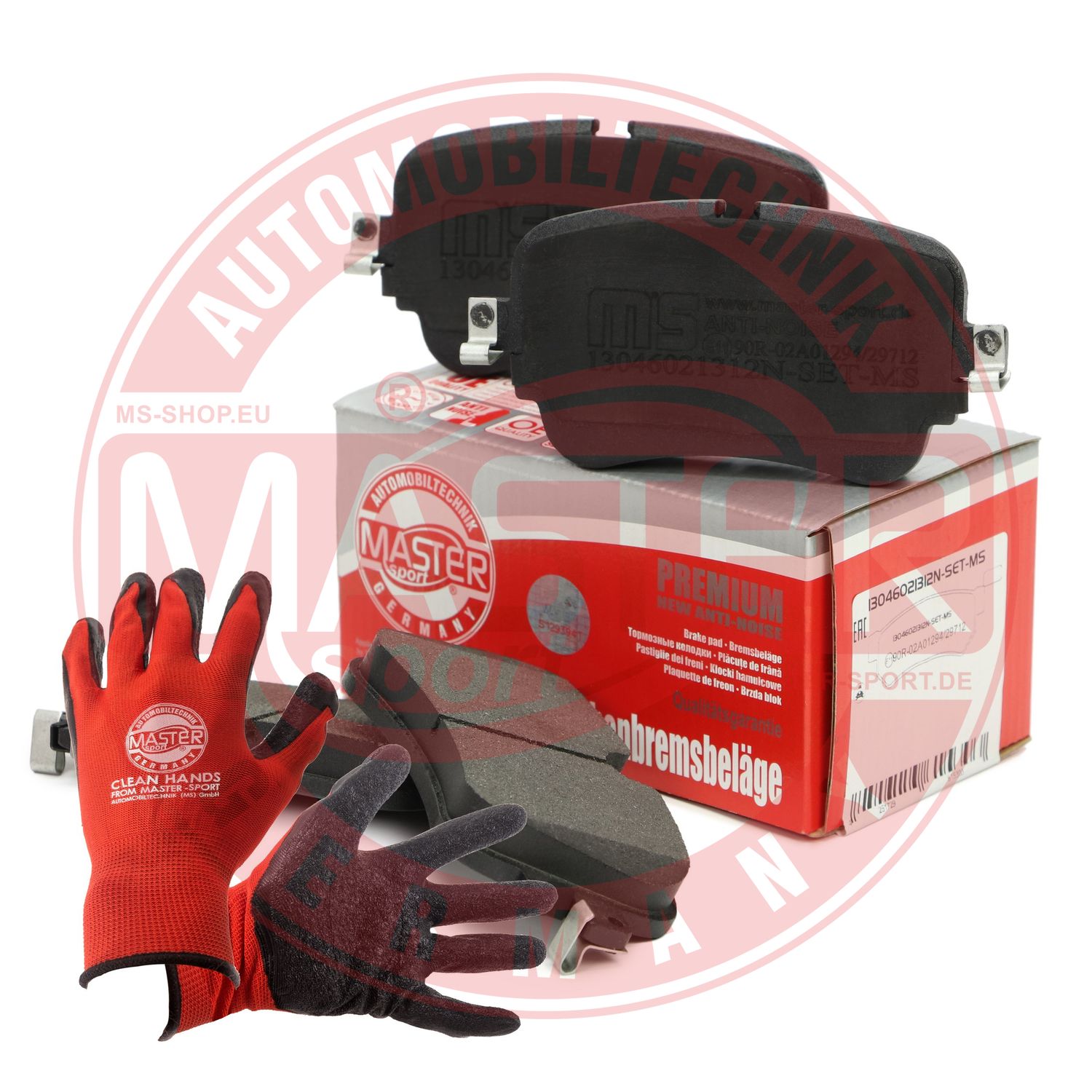 Brake Pad Set, disc brake (13046021312N-SET-MSP)