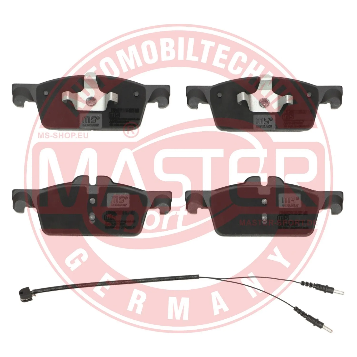 Brake Pad Set, disc brake (13046072762N-SET-MS)