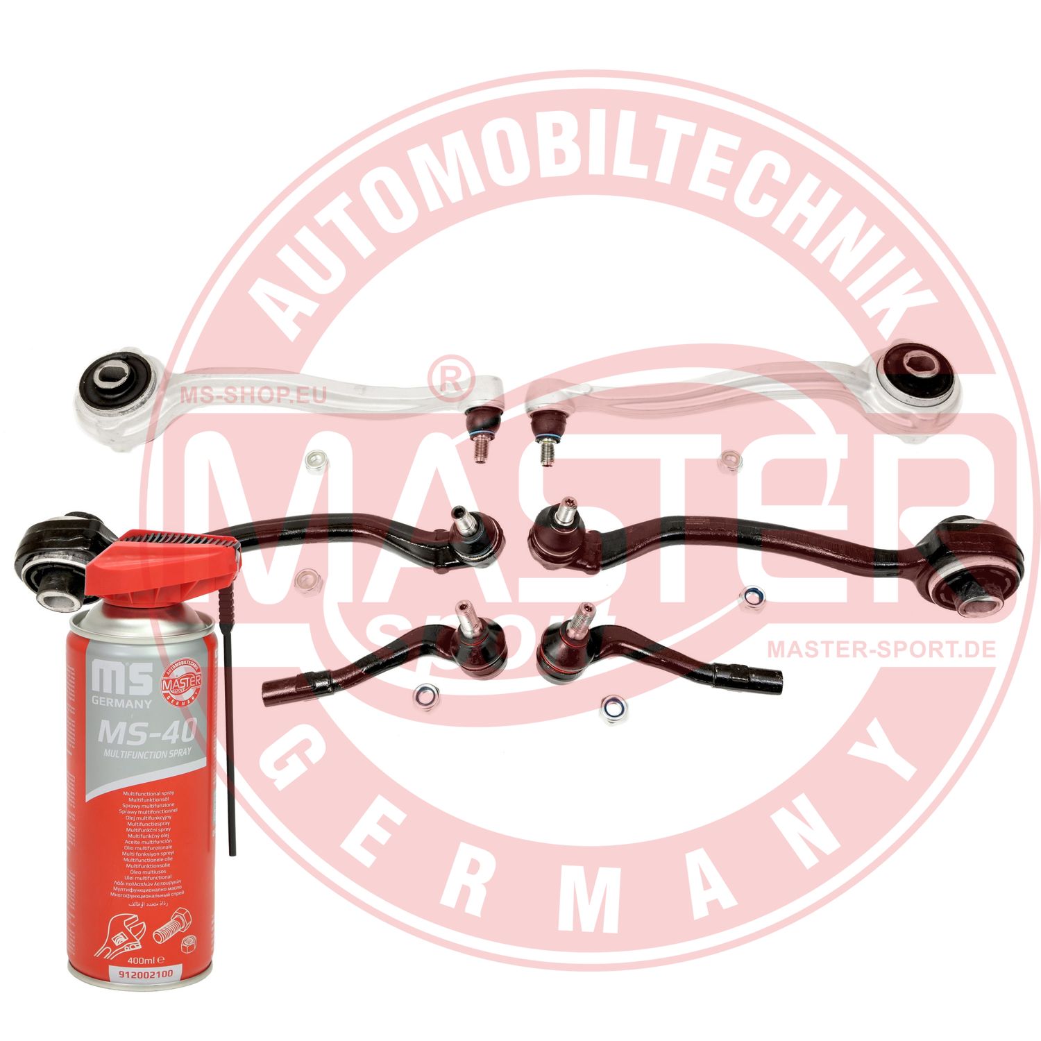 Control/Trailing Arm Kit, wheel suspension (36806/1-SET-MSP)