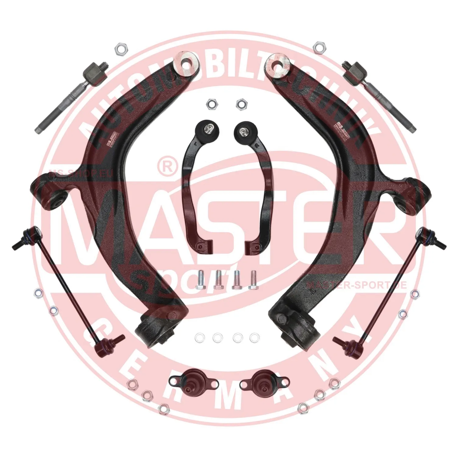 Control/Trailing Arm Kit, wheel suspension
