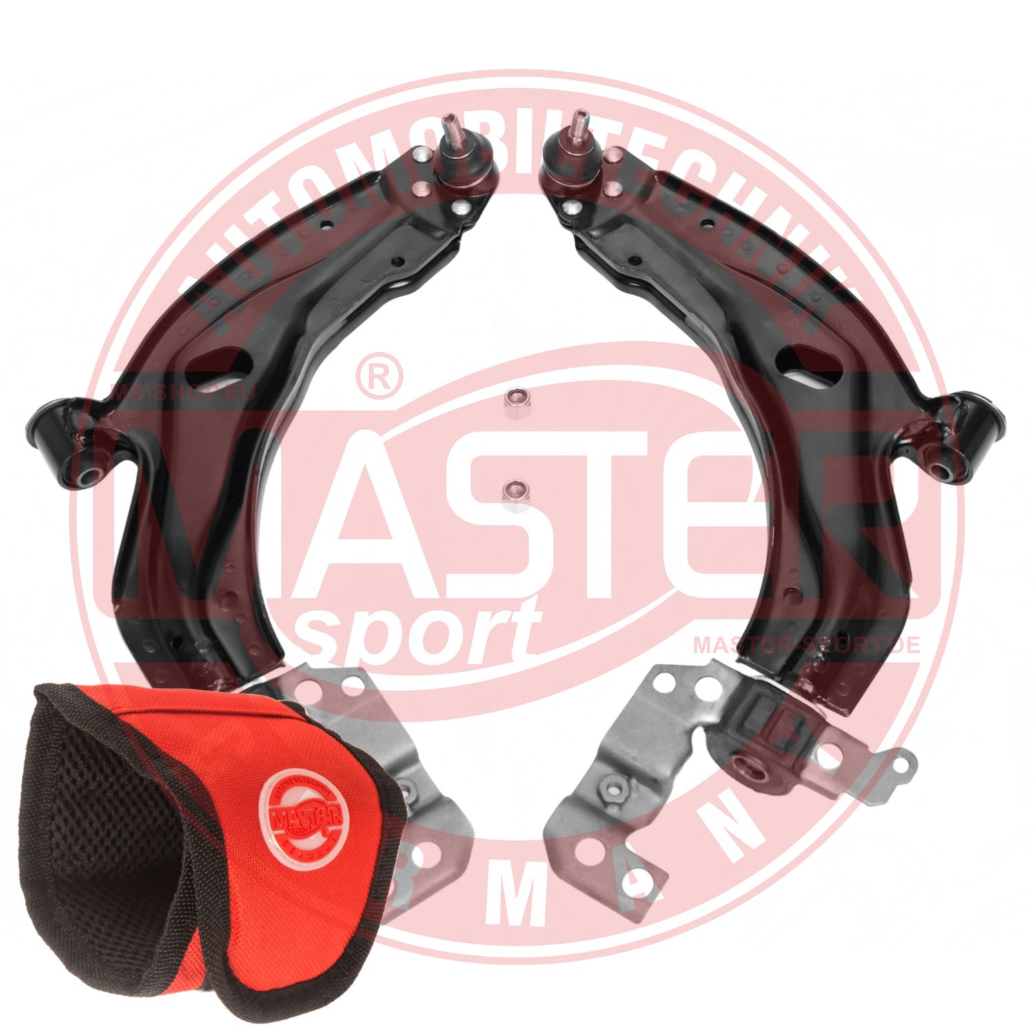 Control/Trailing Arm Kit, wheel suspension (36996/1-KIT-MSM)